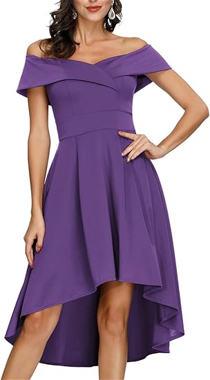 purple dress for wedding guest uk