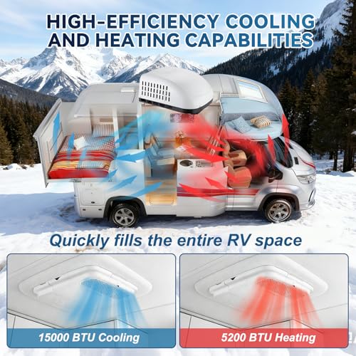 hiberry 15000 BTU Rooftop RV AC