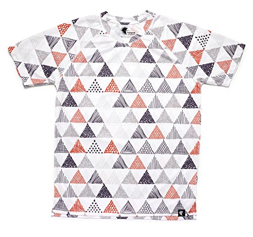 HOOPOE Camiseta Running Estampada Niño, Niña, Manga Corta, Gimnasio #Triangles Talla 12