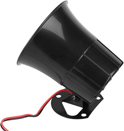 Miniatura 8 de TOPINCN Bocina de sonido de alarma con cable, alarma de emergencia clara de 110 dB con soporte para sistema de seguridad en el hogar