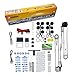 Universal 2-Door Power Window Conversion Kit Electric Power Window Lift Roll Up Regulator w/Switches, Wiring | Fit for 2-Door Vehicles with Manual Windows, Sedan, Pickup, Off-Road, Vans, SUV