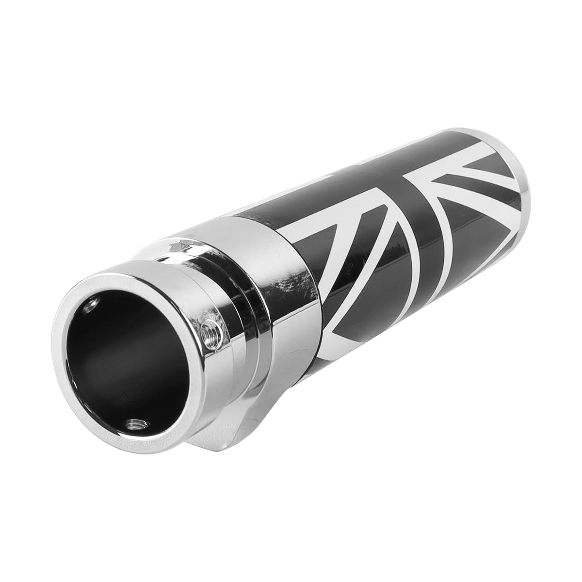 Riven Manchon de levier de frein à main en aluminium pour Cooper Clubman R50 R52 R53 R55 R56 R57 R58 R59 (noir et blanc)