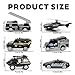 victob 6 Pack Die-cast SWAT Police Cars Toys Set, Mini Cake Topper Kids Police Vehicles Model, Birthday Gifts Toy for Boys Girls 3 4 5 6 Years Old