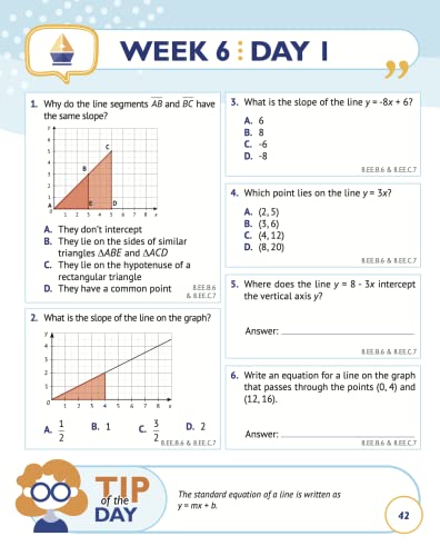 8th Grade Common Core Math: Daily Practice Workbook | 1000+ Practice Questions and Video Explanations | Argo Brothers (Next Generation Learning Standards Aligned (NGSS)) - Image 11