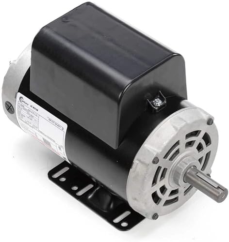 A.O. Smith B386 5 HP, 3600 RPM, 208-230 voltios, marco de 56HZ, factor de servicio 1.15, rotación CWLE, motor de compresor de eje plano de 7/8