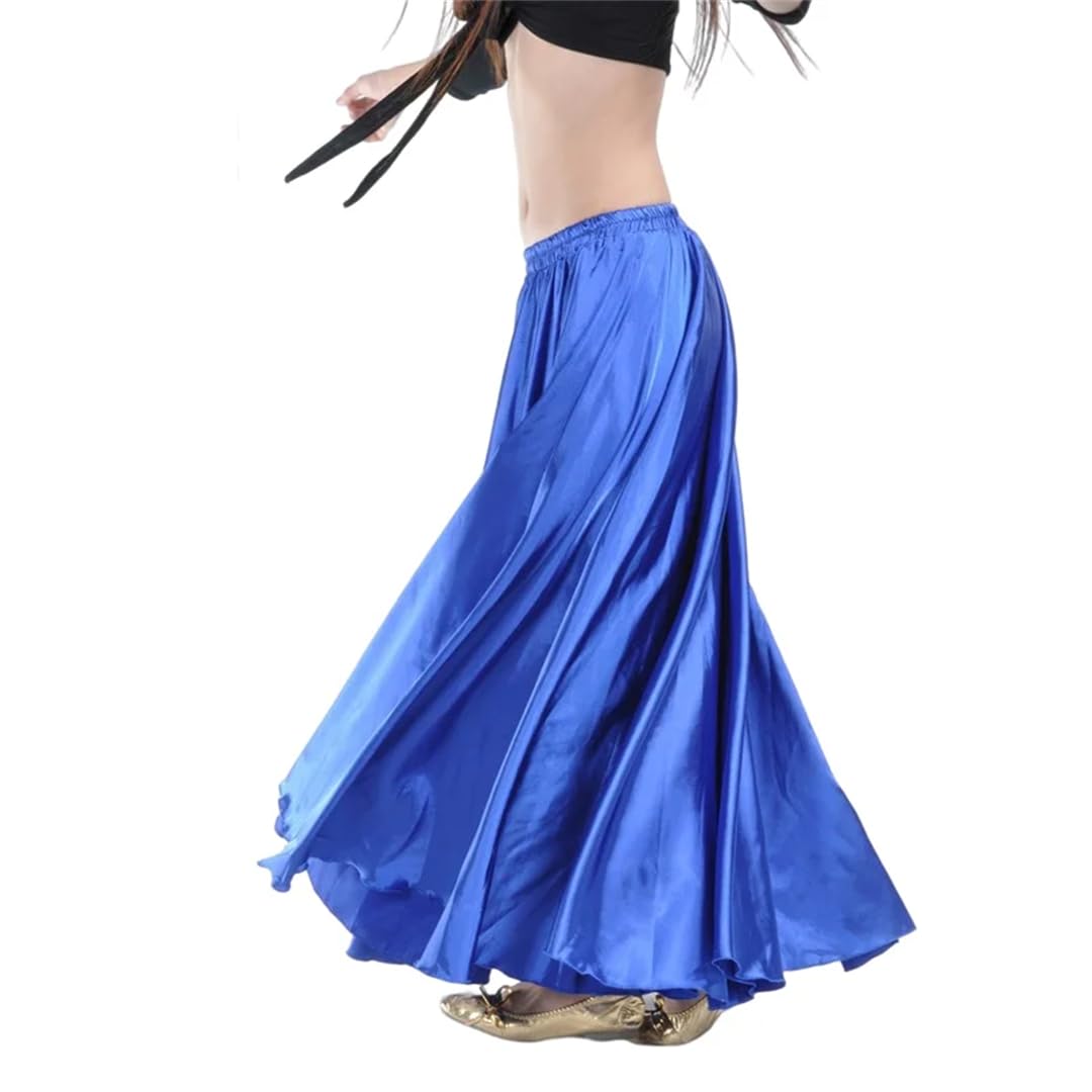 Faldas amplias y vaporosas, Falda de Danza del Vientre Gasa Satinada for Mujer Multicolor