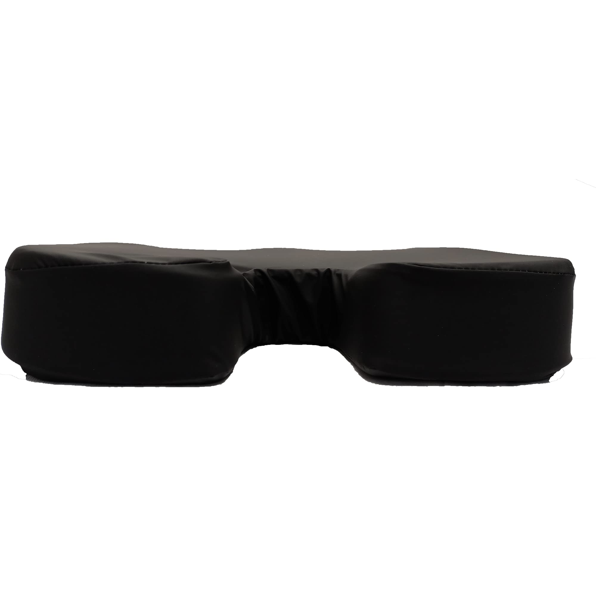 Cojín Antiescaras de Espuma Viscoelástica. Cojín Anatómico con Descarga de Coxis y Funda Impermeable Antiácaros. Cojín Ergonómico Cuadrado para Asiento y Silla de Ruedas. 43x42x7CM