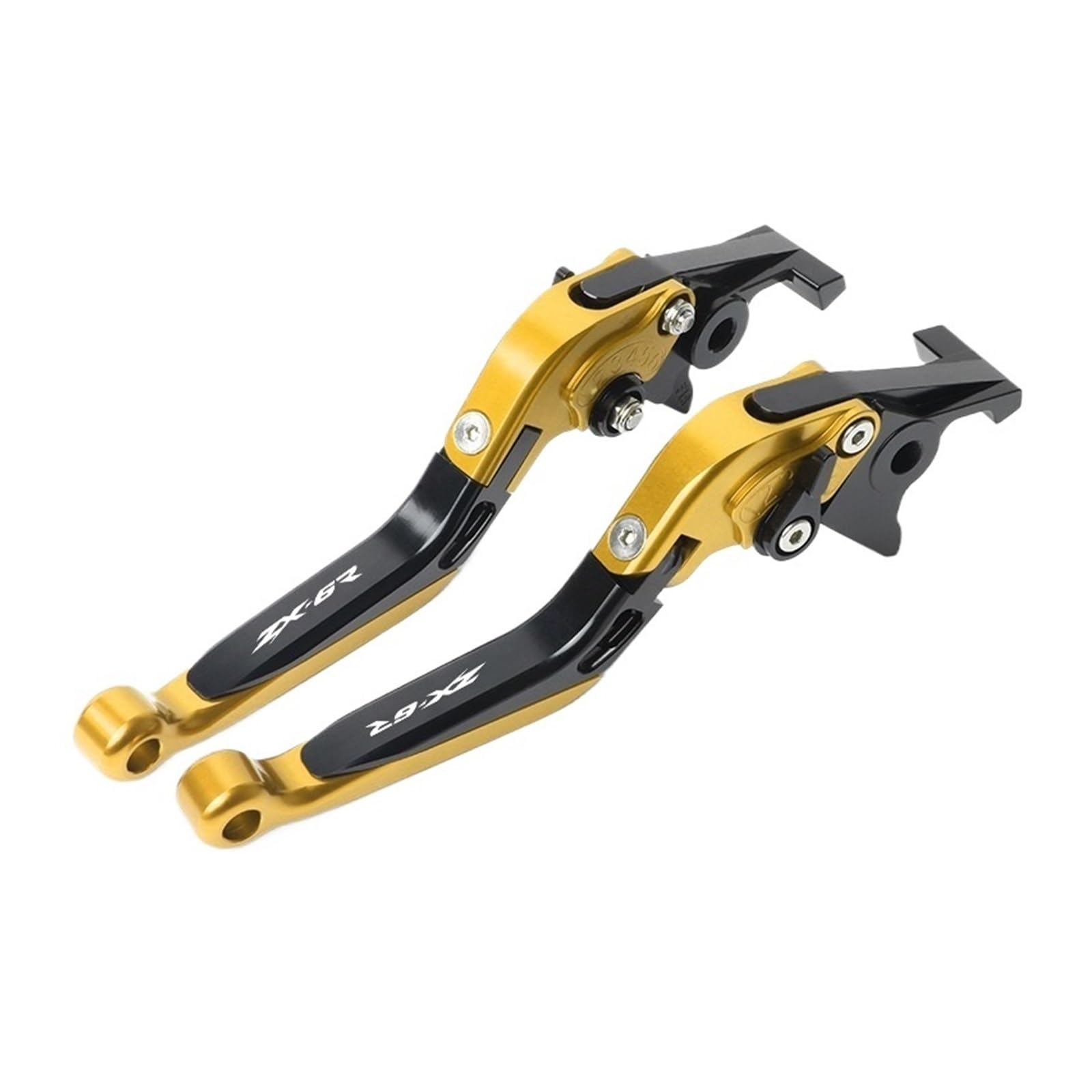 Wkdyriwo Golden Motorcycle Folding Adjustable Brake Clutch Levers Handlebar For Ka&Wasaki Zx6r Zx-6R 2019-2023 Brake Clutch Lever Motorcycle Brake Clutch Levers