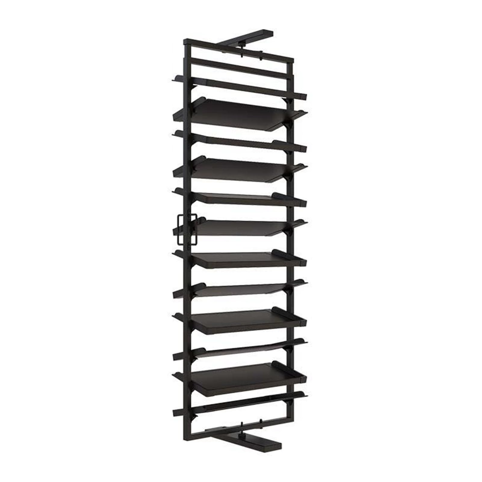 Zapatero giratorio de 360 grados, armario de altura regulable con 8 niveles para Un almacenamiento Vertical Que ahorra espacio en El hogar y El armario.