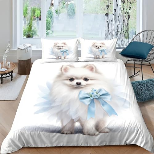 Housse de couette fermeture éclair facile d'entretien lit double 200x200 - 2