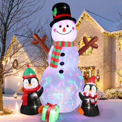 OurWarm 6FT Snowman and Penguin