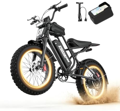 FOXHEMM Electric Bike for Adults, 15.6/20Ah Battery, Peak 2000W, NFC