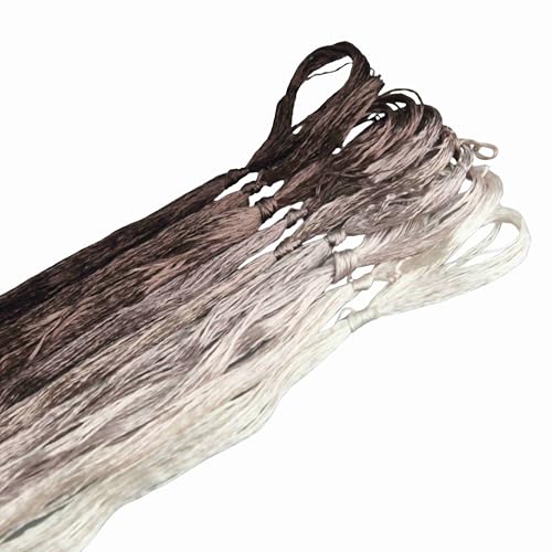 Image of Mulberry Silk Floss Embroidery Thread Floss-Cross Stitch Threads China Silk Woven Jewelry Threads DIY Sewing Kits (112)
