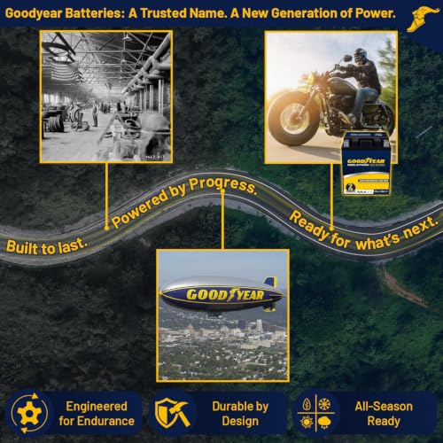 Goodyear GYTX14AH AGM Battery