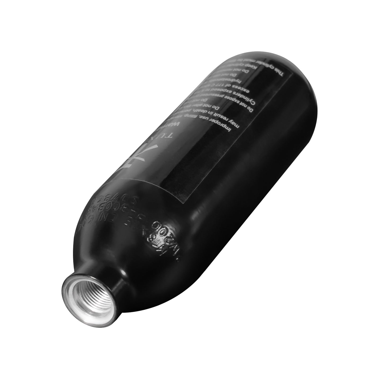 TUXING Tanque de paintball PCP de 3000 psi, 0,3 L, 3000 psi, cilindro de aluminio aprobado por la CE, capacidad de 18 Ci para pistolas de aire Paintball o PCP (botella vacía) M18 x 1,5