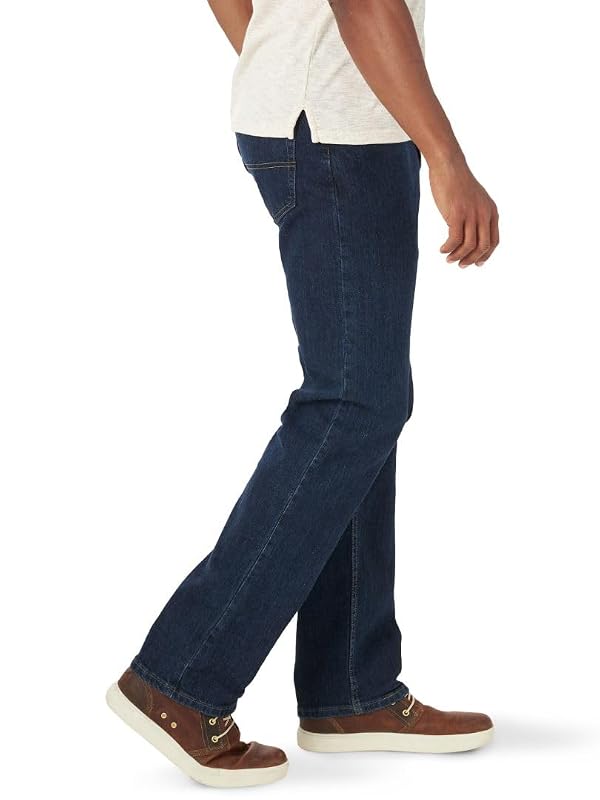 Regular Fit Comfort Flex Waist Jean, Dark Indigo, 35W x 30L by Wrangler - Used condition - Image 2