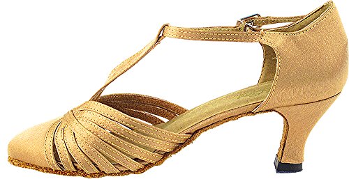 Very Fine Dance Shoes Women's Ballroom Dance Shoes Tango Wedding Salsa Shoes 6829BEB Comfortable 2.5" [Bundle of 5]4