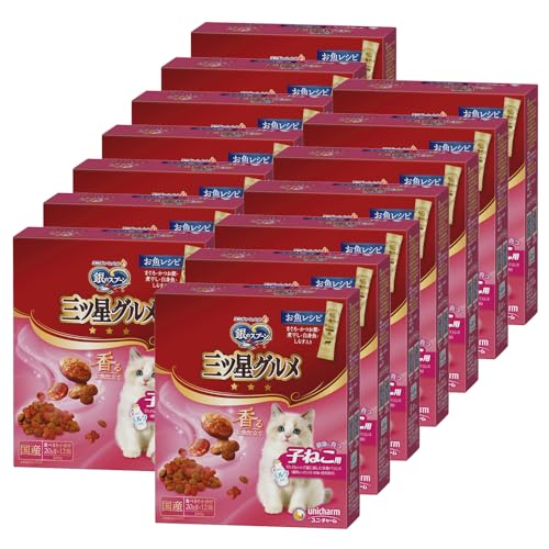 銀のスプーン 三ツ星グルメ 健康に育つ子ねこ用(離乳から12ヶ月) お魚レシピ 240g×14個セット