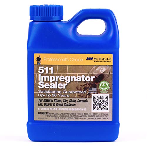 Miracle Sealants 511 PT SG Impregnator Sealer for Stone, Tile, Slate, Ceramic, Quartz