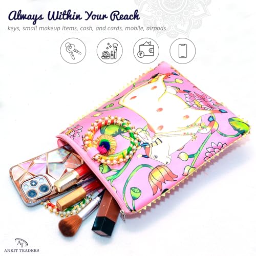 Image of Women Potli Bags Pack of 12 | Gifting Potli with Handle & Zipper | Traditional Shagun Return Gifts Potli for Diwali, Mehandi, Haldi, Baby Shower, Wedding, Sangeet