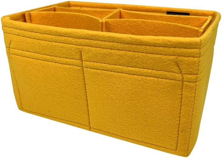 Zoomoni Premium Bag Organizer for Goyard Muse Vanity Case (Detachable Middle Divider) (Handmade/20 Color Options) [Purse Organiser, Liner, Insert, Shaper]
