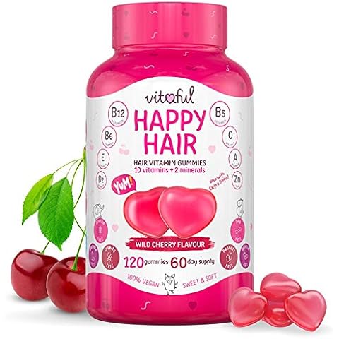 VITAFUL Happy Hair - Vitaminas para el Cabello - 120 Gomitas Cover