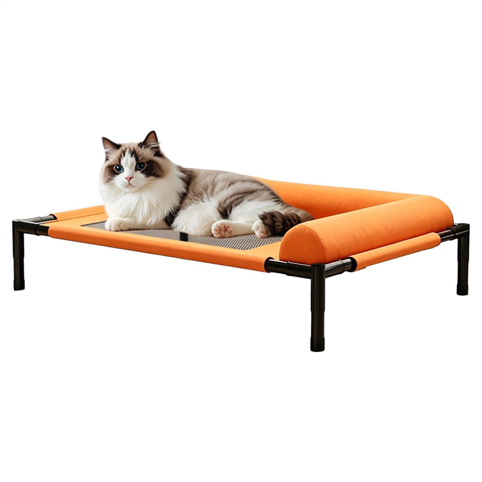 Cama Exterior para Perros Elevado para Descanso de Mascotas | Cama Transpirable de en exteriores, acampada, dormitorio, patio, interior, patio trasero, playa, salón, balcón, perros y