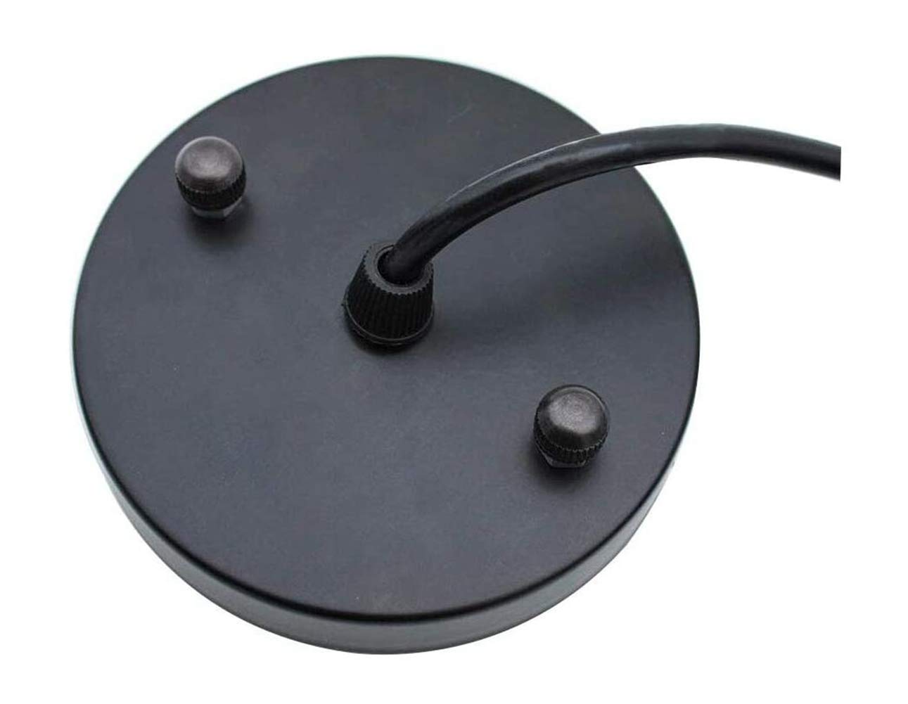 Icole E27 Portalámparas Negro Techo Rosa Colgante Moderno Vintage Retro Estilo Industrial Juego de Lámpara Colgante Set