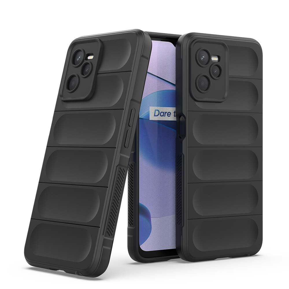 amazon basics Mobile Cover for Realme C35 4G / Narzo 50A Prime 4G | Full Camera Protection | Liquid Silicon Case | Flexible Bumper Case for Realme C35 4G / Narzo 50A Prime 4G (Black) (B0D1MLRJZ3) Amazon Price History, Amazon Price Tracker