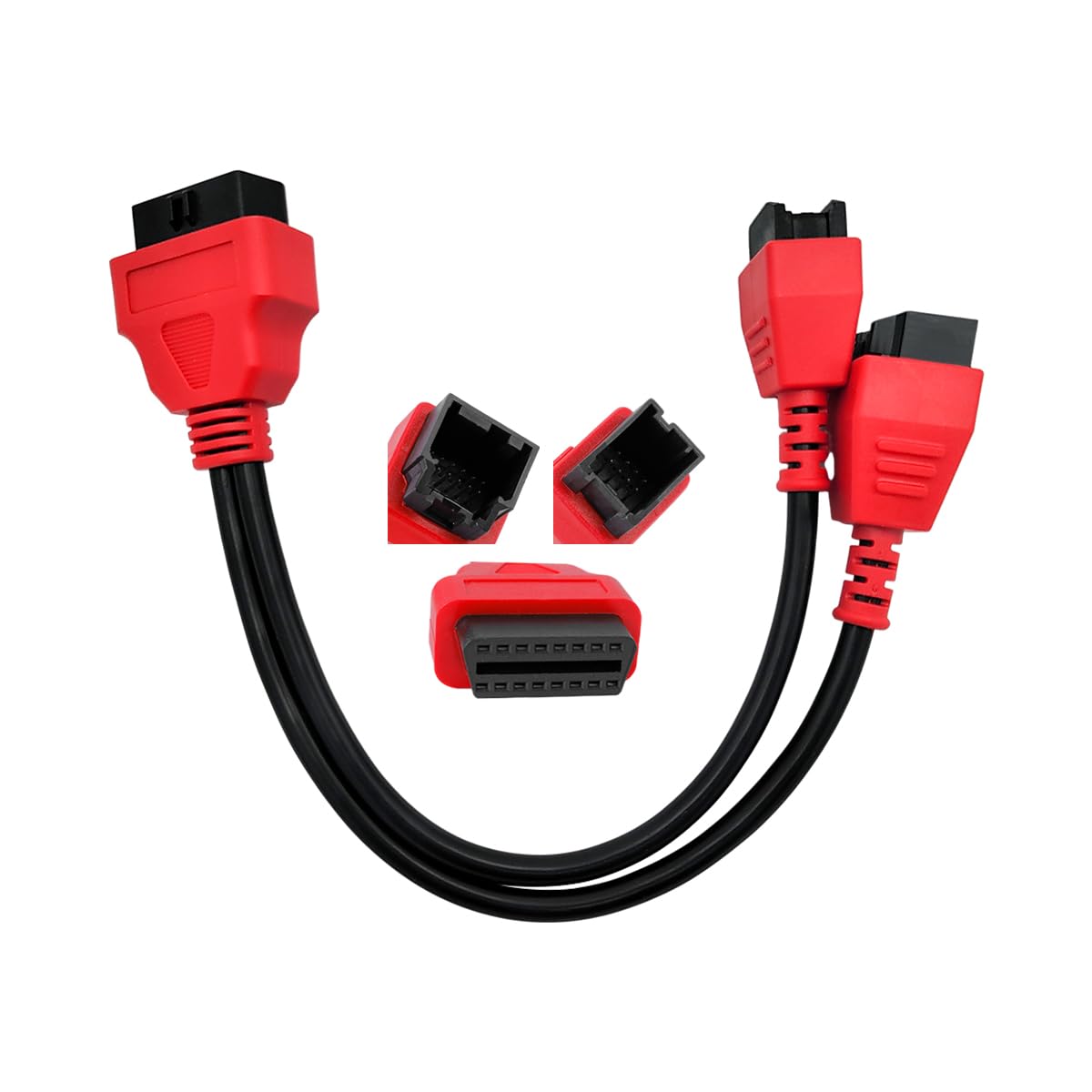 Kewucn 12+8 OBD2 Cable Adapter - 14.2 Inch Programming Cable For Auto Diagnostics