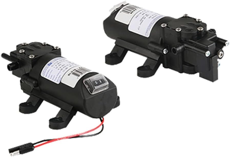 PENTAIR SHURFLO SLV10-AA40 12VDC Low Volume Automatic Demand Diaphragm Pump For Low Flow Spraying and Transfer, 1.0 GPM, 40 PSI, Pressure Switch, Self-Priming