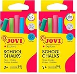 Jovi - Craies CLASSCOLOR, Boîte de 10 unités, Couleurs Assorties, Elles ne produisent Pas ...