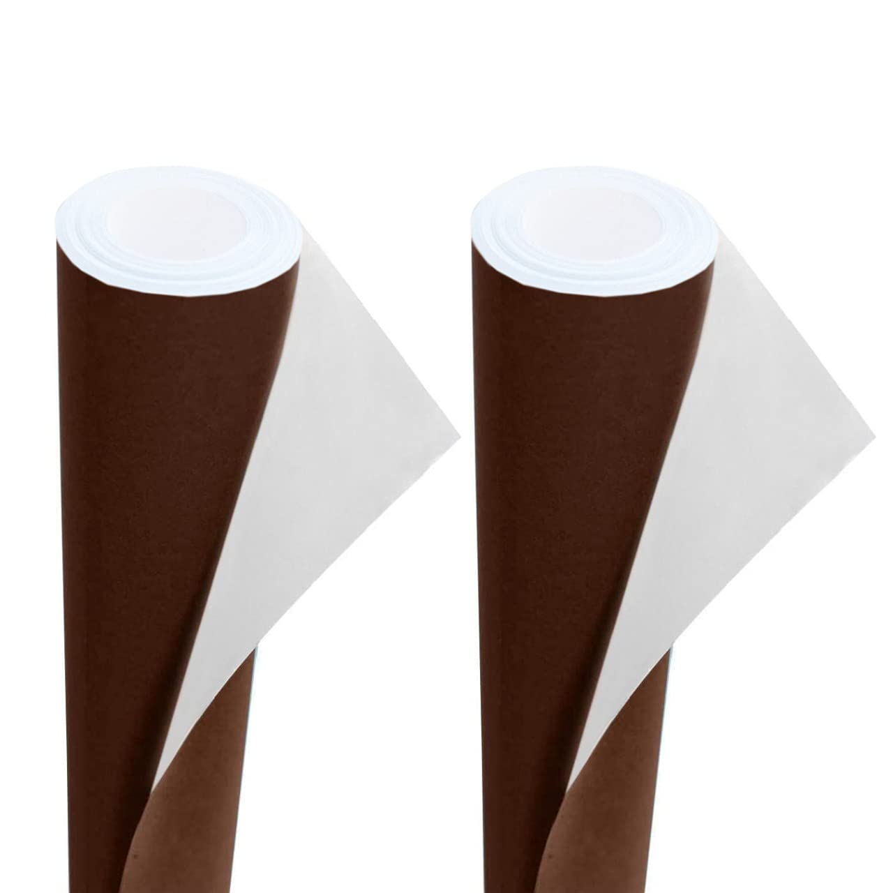 2 Rolls of Packing/Display Poster Paper Roll 3Ace Crafts – 10 m x 76 cm Ideal for Wrapping Wrap Birthday Gifts Drawing Table Runner Covering Parcel Backing School Board – Chocolate Brown Colour — image 1