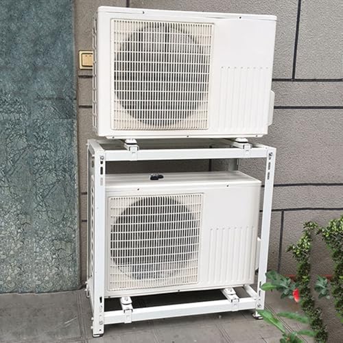 Robuster, verstellbarer Mini-Split-Klimaanlagen-Bodenständer, Anti-Vibrations-Halterung für Wärmepumpe, Kondensatorunterstützung, ideal für HVAC-Systeme und Kompressoren, 900 x 500 x 1500 mm