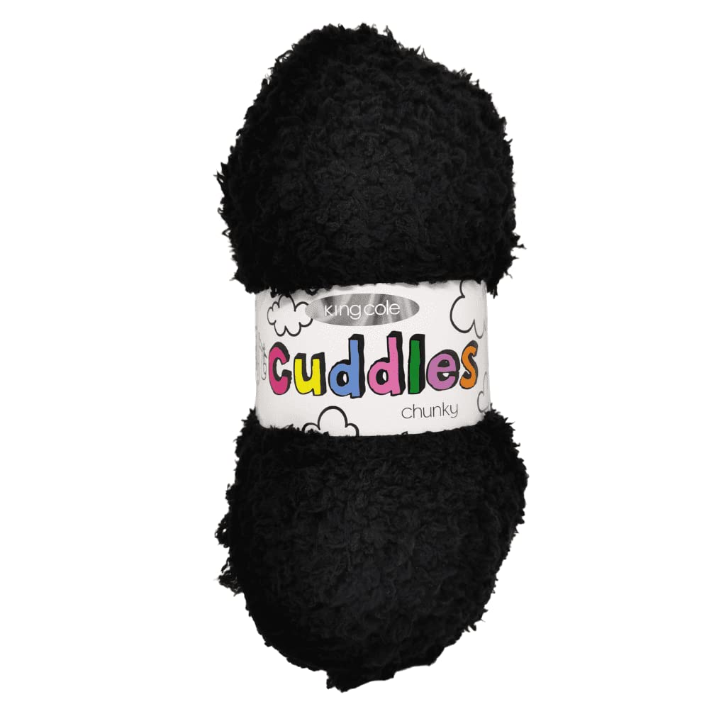 King Cole - King Cole Wool Black King Cole Cuddles Chunky - 302