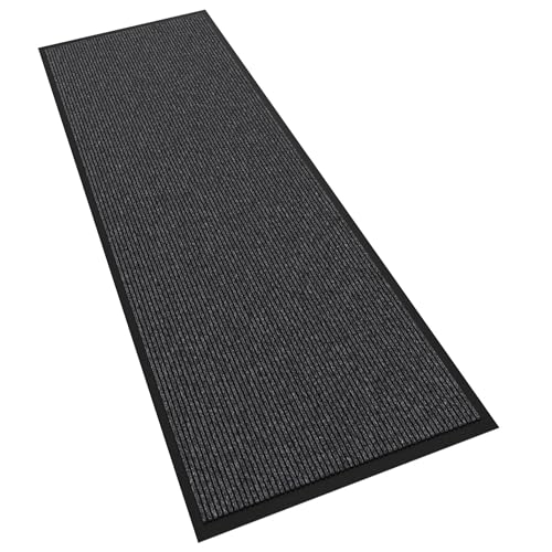 Front Door Mat, 72" x 24" Heavy Duty Indoor Outdoor Doormat, Non-Slip Welcome Mats for Entryway, Rubber Backing Low Profile Commercial Door Mats