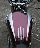  Cojín Del Tanque Adhesivos Resina 3D Protector de Depósito Compatible para Moto Triumph Classics