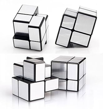 mugi　2セット Amazon.com: Mirror Cube 2x2x2 Speed Cube 2x2 Magic Cube