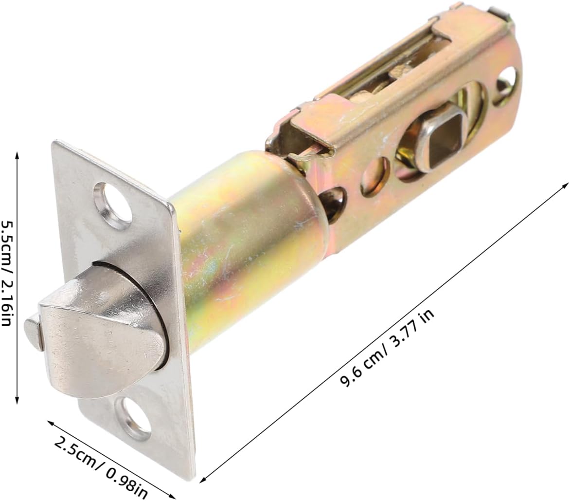 ARTIBETTER Adjustable Tubular Mortice Latch Door Lock Accessories 3.77X2.16X0.98 Inch for Bedroom Door Knob Replacement Interior Door Locks with Easy Installation and Secure Fit