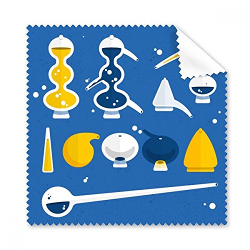 Chiffon de nettoyage pour lunettes et écran motif chimie | Pack de 5