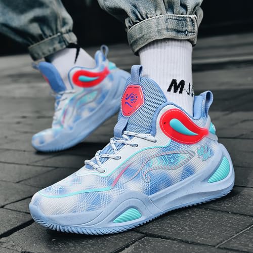 High Upper Basketball Shoes for Men Women Sneakers Fashion Breathable Sports Shoes Anti Slip4