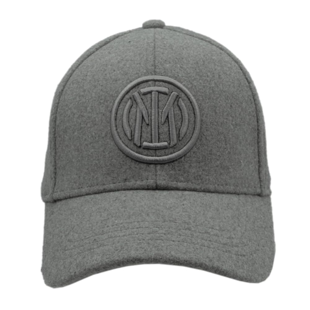Inter Felt Baseball Hat 153505 Grey, Grey, One Size