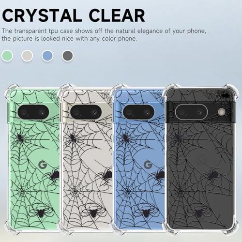 Coque Google Pixel 8A Halloween antichoc souple transparente fine - 3