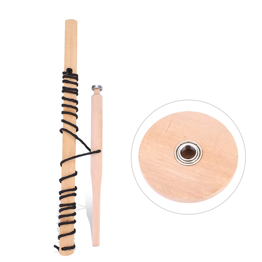 Pilipane Wood Drilling Fire Making Tool Survival Emergency Ignitor Kit for Outdoor Camping with Long Lasting Fireboard Ergonomic Handle and Flammable Tinder for Camping Hiking