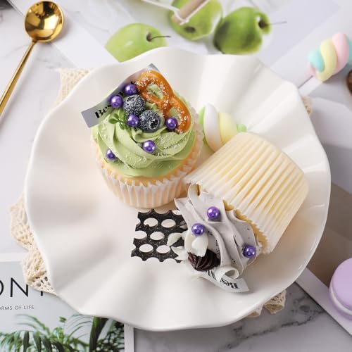 Image of Purple Sprinkles for Cake Decorating, 4 Sizes Edible Pearl Sprinkles, 7.8oz