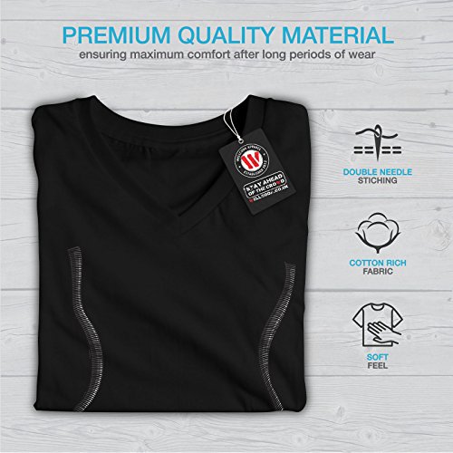 Wellcoda Fotografo Uomini T-Shirt con Scollo a V