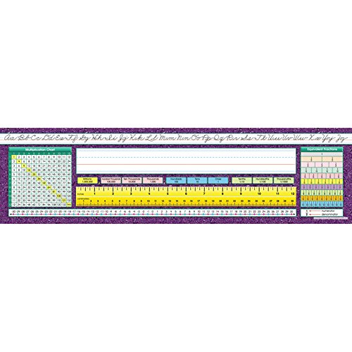 North Star Teacher Resource NST9005-3 Desk Plate Intermediate Traditional Cursive - Pack of 3