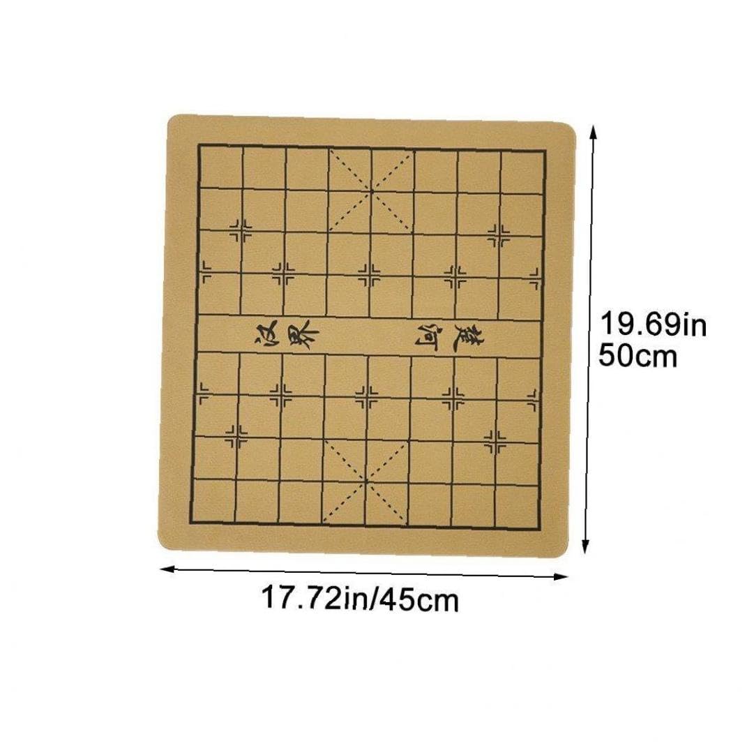 Amazon.co.jp: 中国将棋盤 マット 布盤 レザー ソフト 片面 象棋 専用