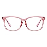 MAXJULI Blue Light Blocking Glasses,Computer Reading/Gaming/TV/Phones Glasses for Women Men(Pink)
