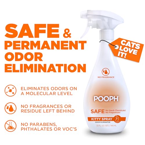 POOPH Pet Odor Eliminator & Litter Box Deodorizer, 32 oz - Pack of 2 | Two 32 oz bottles for eliminating pet odors and freshening litter boxes without added fragrance - Image 4